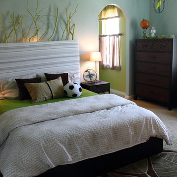 A Natural and Contemporary Boy's Bedroom