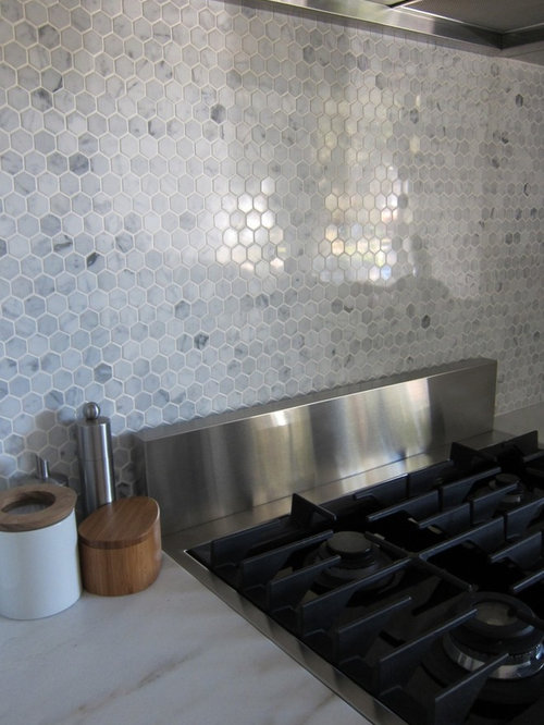 Hexagon Tile Backsplash Houzz