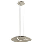 Elan Lighting - Elan Lighting 83697 Orku - 19.67" LED Pendant - Inspired by the brush strokes used to create calligraphy writing, this solid tablet of metal is pierced across the bottom surface with three irregular slashes of light.  Assembly Required: TRUE