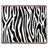 "Zebra Chic" Woven Blanket 60"x50"