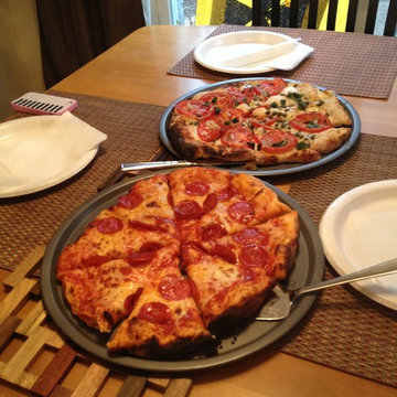 The Fisher Family Wood Fired Brick Pizza Oven in Ohio