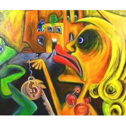 "The Key to a Good Society" - Paintings