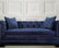Norwalk Navy Velvet Sofa