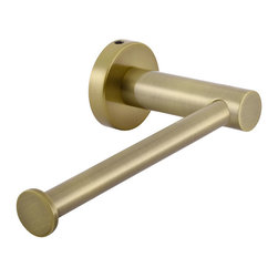 MEIR TIGER BRONZE ROUND TOILET ROLL HOLDER - Toilet Brushes & Holders