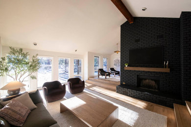 Living room - contemporary living room idea in Other