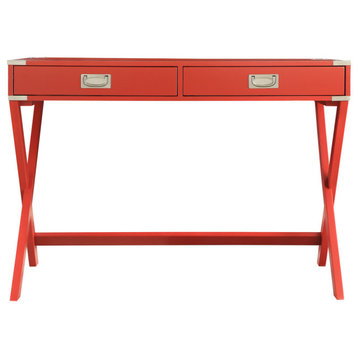 Alastair Campaign Writing Desk, Red