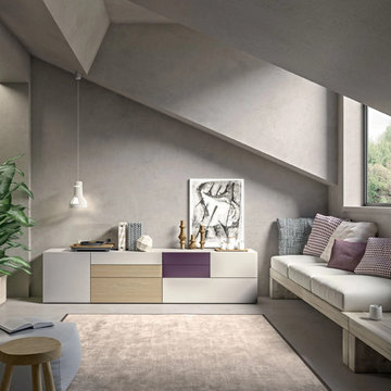 Marc large white contemporary modern sideboard by Morassutti