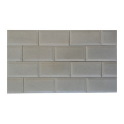 Concrete Bevel Tile Backsplash - Products