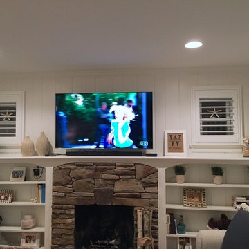 Living Room Plantation Shutters