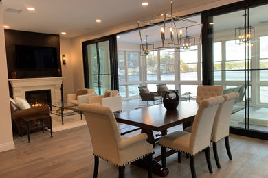 Open Concept Dining Room & Snug