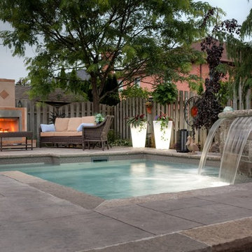 Clever Design in a Small Backyard