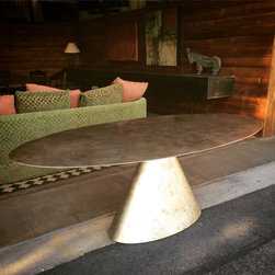 Sculpted Steel Dining Tables - Dining Tables