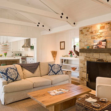 Charming Carmel Cottage - Living Room