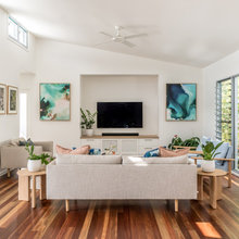 Coastal style living room