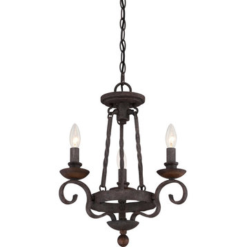 Quoizel Noble Three Light Chandelier NBE5303RK