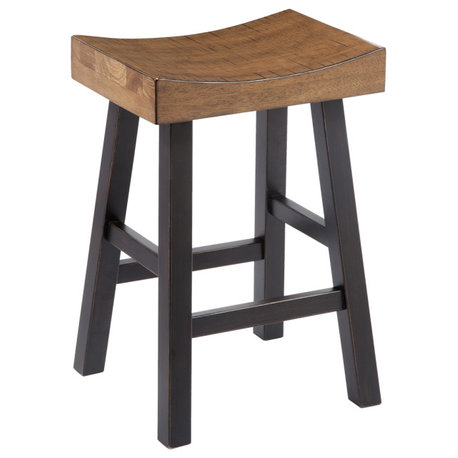 Glosco Brown Counter Height Bar Stool