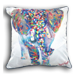 Baby Elephant Indoor/Outdoor Cushion Covers - Outdoor Cushions And Pillows