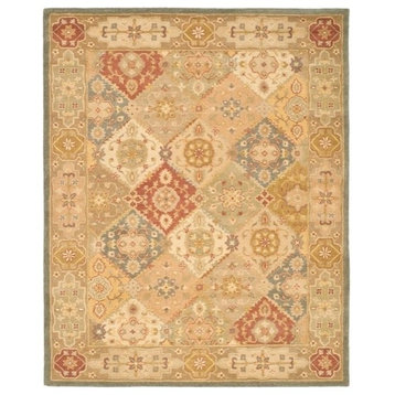 Safavieh Antiquity Collection AT316 Rug, Multi/Beige, 9'6"x13'6"