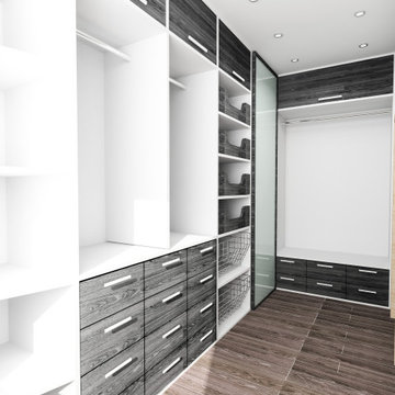 Floor Mounted Closet System