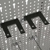 vidaXL Peg Boards Metal Pegboards with Versatile Holes Pegboard Wall 3 Pcs Steel