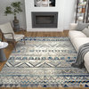 Pike Contemporary Tribal Indoor Rectangle Area Rug, 5'x7'