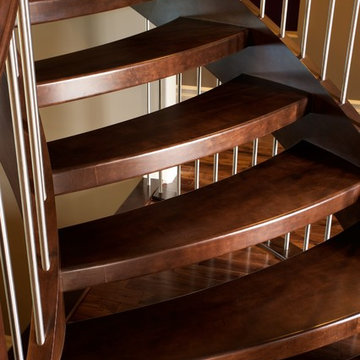 Fluent Maple Open Rise Stair