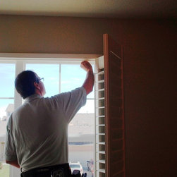 Hunter Douglas Palm Beach Shutter install - Interior Shutters