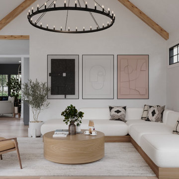 Scotch Plains Modern Farmhouse Family Room