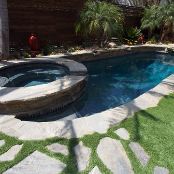 Artificial Grass Pool Installations