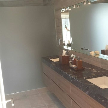 Modern shower stall