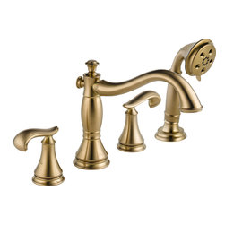 Delta Cassidy Roman Tub w/ Hand Shower Trim - Tub And Shower Faucet Sets
