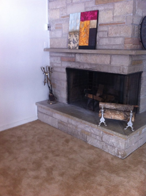 Paint Color For Wall Next To Fireplace, How To Paint A Concrete Fireplace Hearthstone
