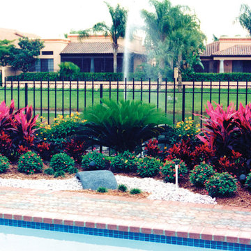 Pool Landscape in Boca Raton