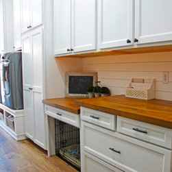 White Mud Room/Laundry Room Cabinets - Products