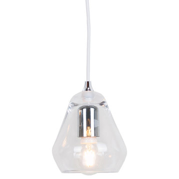 Innermost Modern Core Pendant Light, Clear Glass