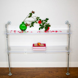 Custom Acrylic Shelving Unit/Console - Shelving