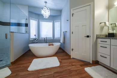 Bathroom - modern bathroom idea in Denver