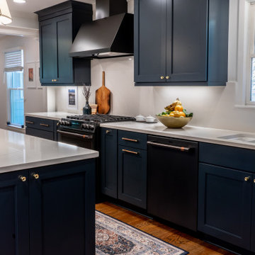 GLENWOOD blue and white kitchen