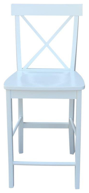 X-Back Counter height Stool - Transitional - Bar Stools And Counter Stools - by Bison Commerce ...