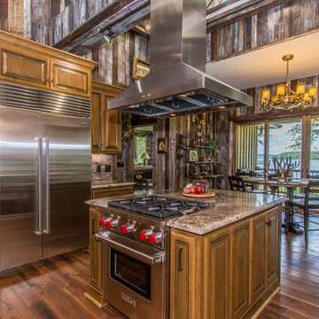 Rustic Cabin Kitchen