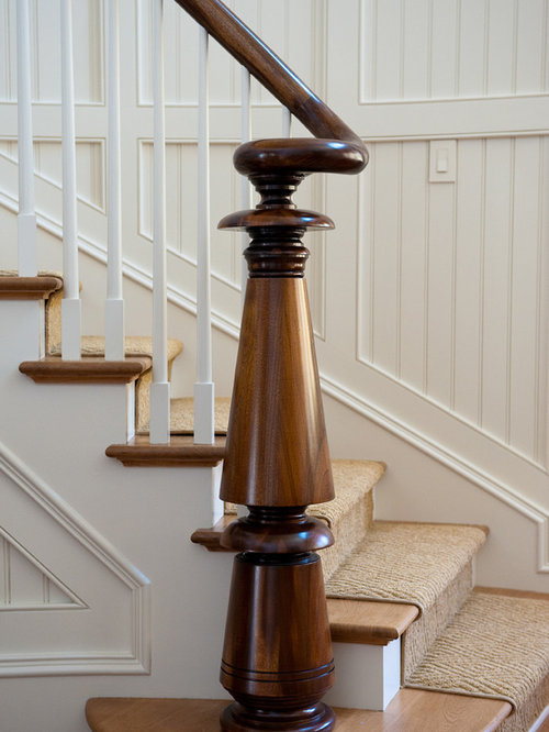 Volute With Newel Post Houzz