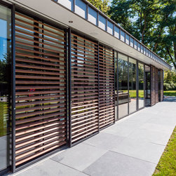 Sliding door panels for shade - Exterior Shutters