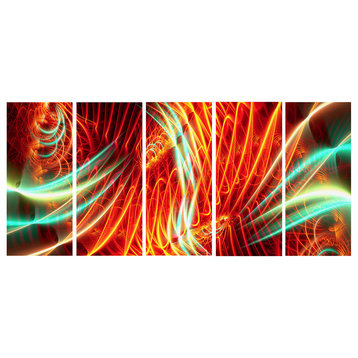 "Light Show Abstract" Canvas Painting