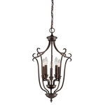 Millennium Lighting - Millennium Lighting 1335-RBZ Fulton - 5 Light Pendant - Pendants serve as both an excellent source of illumination and an eye-catching decorative fixture.Fulton Five Light Pendant Rubbed Bronze *UL Approved: YES *Energy Star Qualified: n/a  *ADA Certified: n/a  *Number of Lights: Lamp: 5-*Wattage:60w Candle bulb(s) *Bulb Included:No *Bulb Type:Candle *Finish Type:Rubbed Bronze