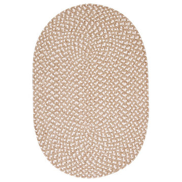 Colonial Mills Confetti TI19 Natural Kids/Teen Area Rug, Oval 12'x15'