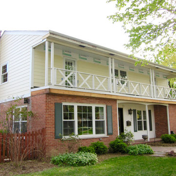 DURING PHOTO #2 - Mount Prospect Remodel, on Full Exterior of Colonial Style Hou