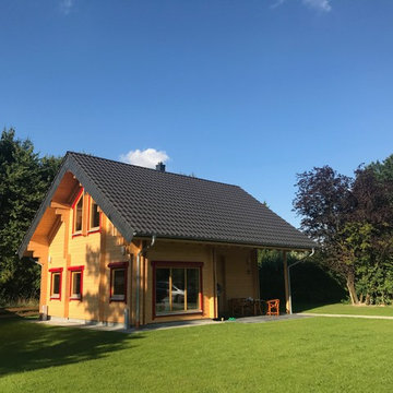 Holzblockbohlenhaus