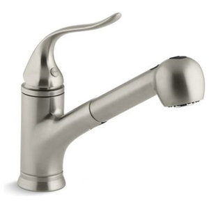 Kohler Artifacts 2 Hole Kitchen Sink Faucet Swing Spout 14 11 16 Traditional Kitchen Faucets By Buildcom Houzz