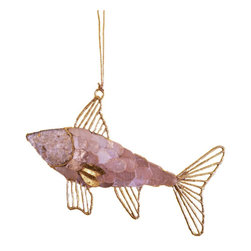 Gold Fish Ornament - Christmas Ornaments