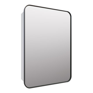 Stainless Steel Wall Mounted Medicine Cabinet w/ Mirror 21.75 x 1